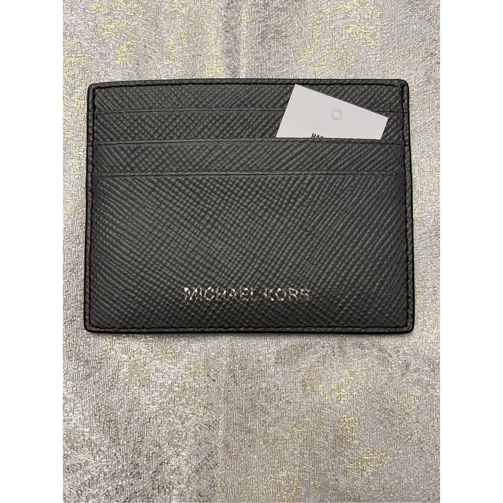 Michael Kors Men’s Harrison Tall Card Case in Greyhound NWT
